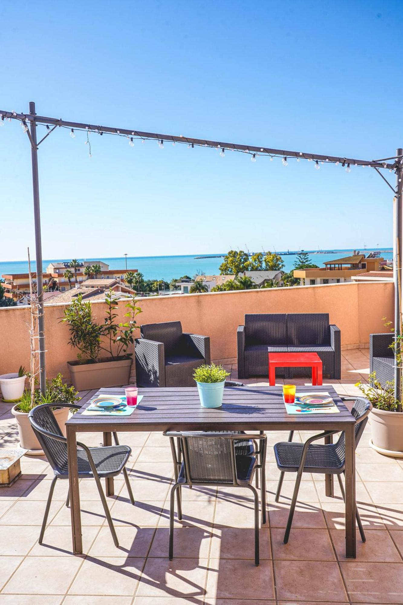 波扎洛Attico Terrazza Cielomare Seaview公寓 外观 照片