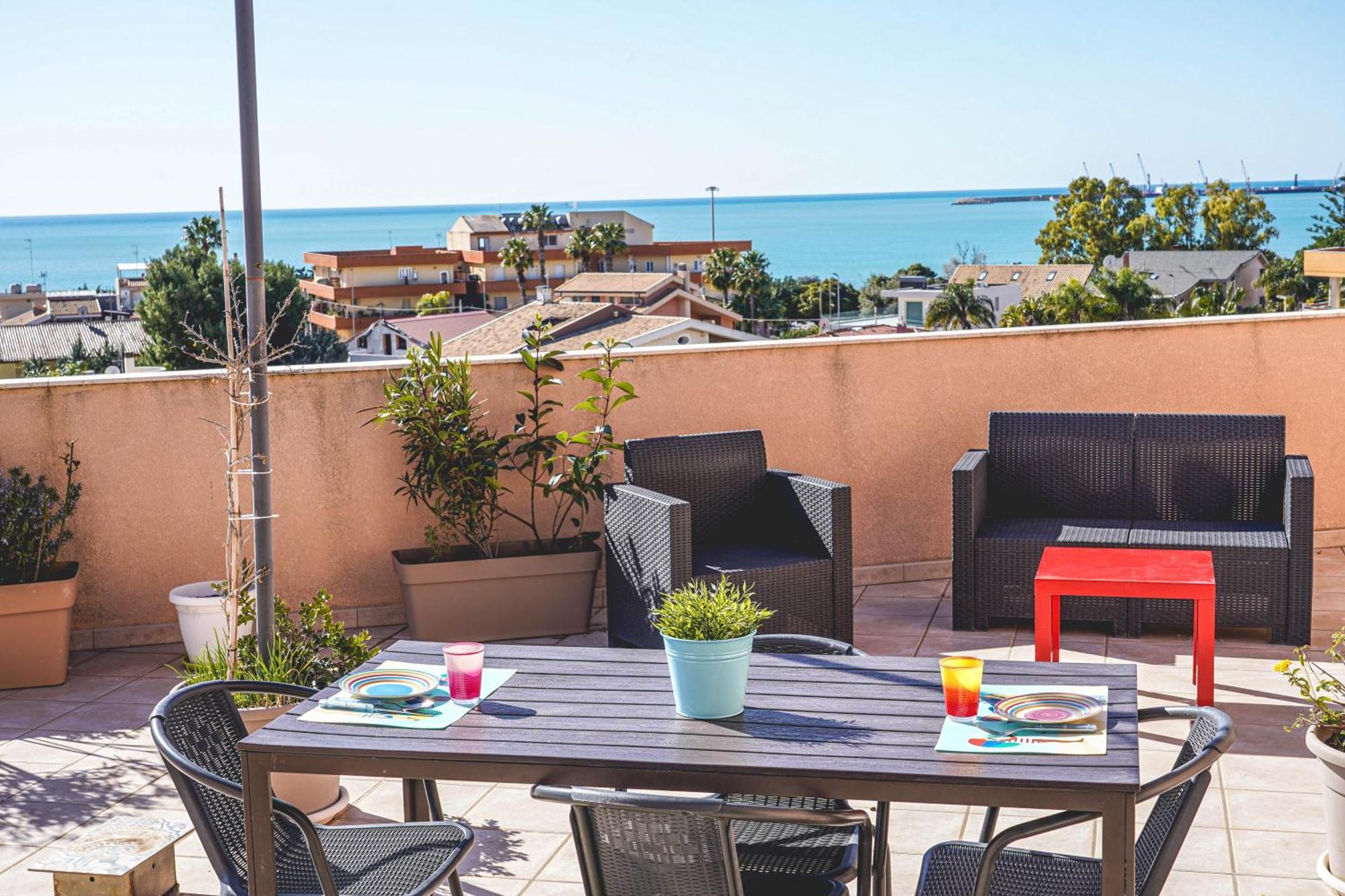 波扎洛Attico Terrazza Cielomare Seaview公寓 外观 照片