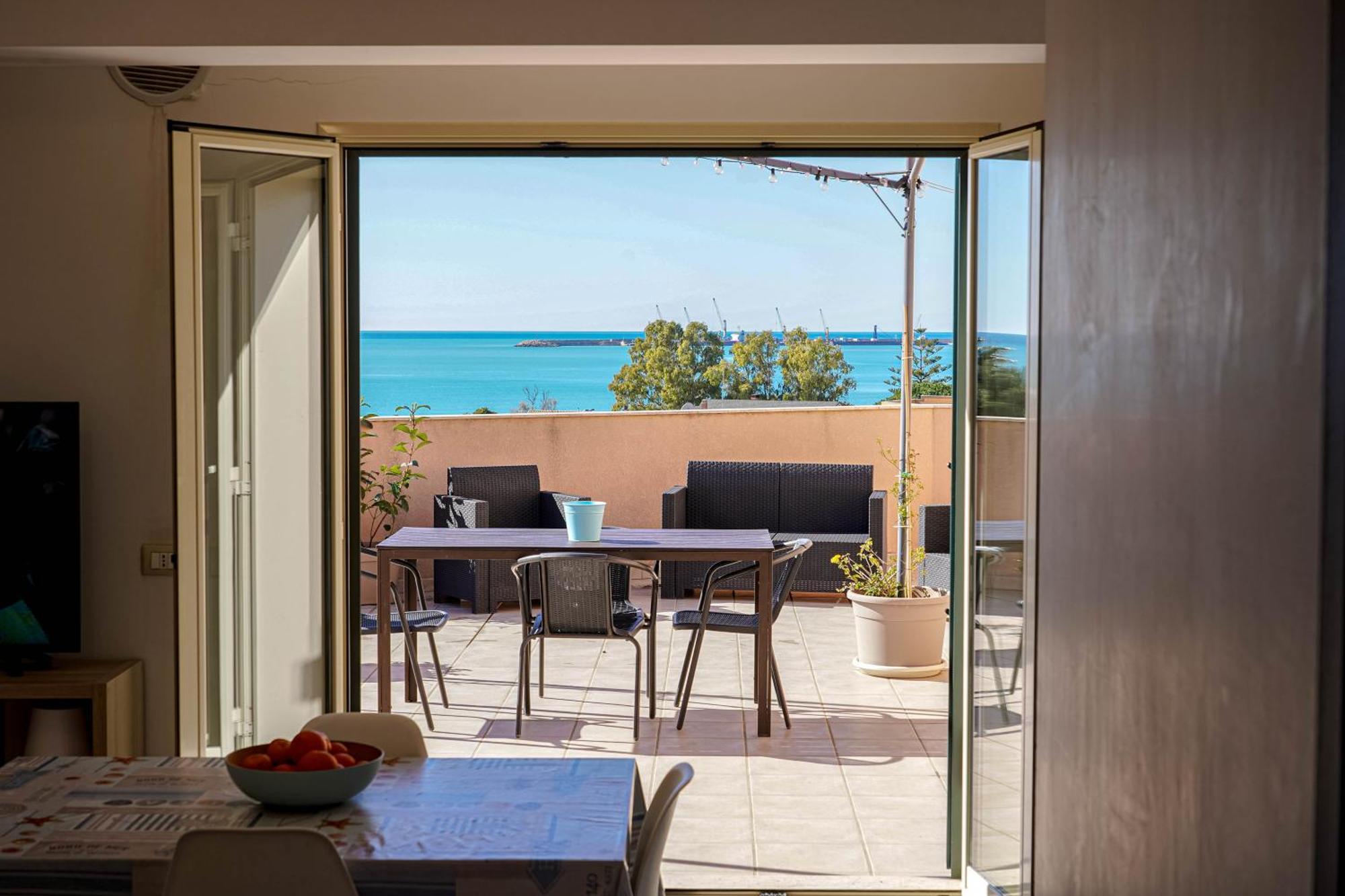 波扎洛Attico Terrazza Cielomare Seaview公寓 外观 照片