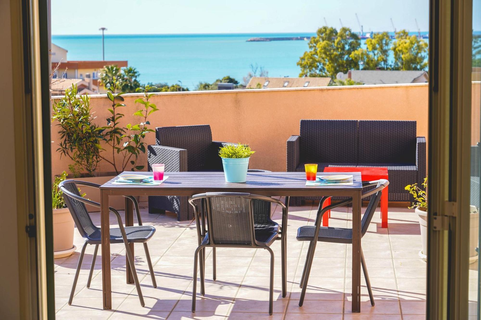 波扎洛Attico Terrazza Cielomare Seaview公寓 外观 照片